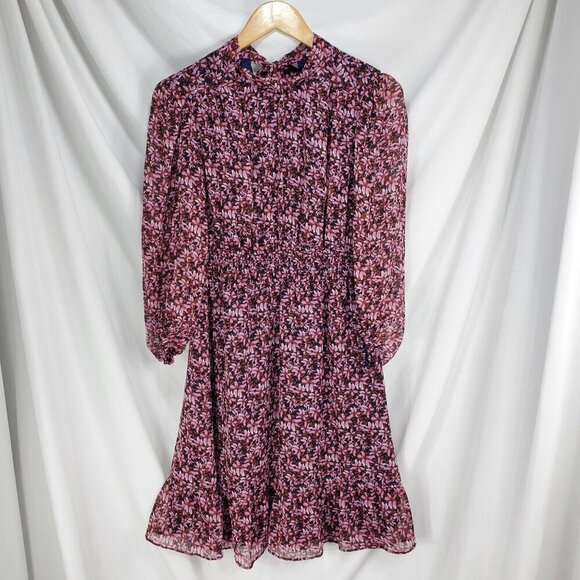 Maggy London Women's Multicolor Fit & Flare Dress Rosalina Floral Size 4 (C-8) - Picture 2 of 10
